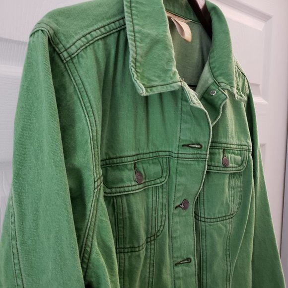 Green Jean Jacket - Picture 6 of 7